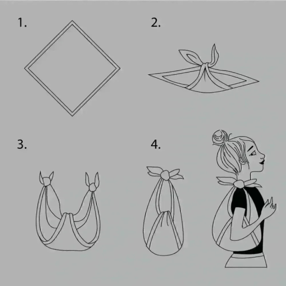 2 for $30 🆕🎁Luxury Satin Print Scarf  90cmx90xm - Picture 8 of 16